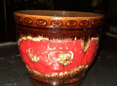 West German pottery bowl