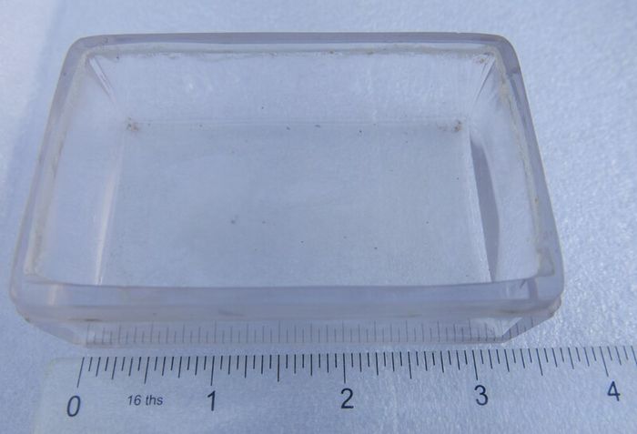vintage set of molded glass card suit dishes and a matching container, commonly used as bridge ashtrays or nut/trinket dishes.