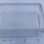 vintage set of molded glass card suit dishes and a matching container, commonly used as bridge ashtrays or nut/trinket dishes. Image 7