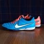 Nike Tiempo Astro football boots blue orange 8 42.5 Image 3