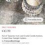 Tipperary crystal tea light holders Image 5