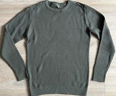 M&S khaki green jumper, 13/14y