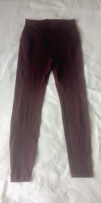 X by Gottex burgundy leggings size S