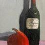 The still life fruit of the wine bottle scene Image 2