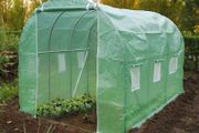 Polytunnel Greenhouse 3x2x2m  Poly Tunnels Gardening Walk In Pollytunnel Tent with Steel Frame