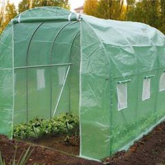 Polytunnel Greenhouse 3x2x2m  Poly Tunnels Gardening Walk In Pollytunnel Tent with Steel Frame