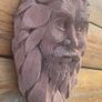 Handmade Greenman Outdoor garden wall display item Image 5
