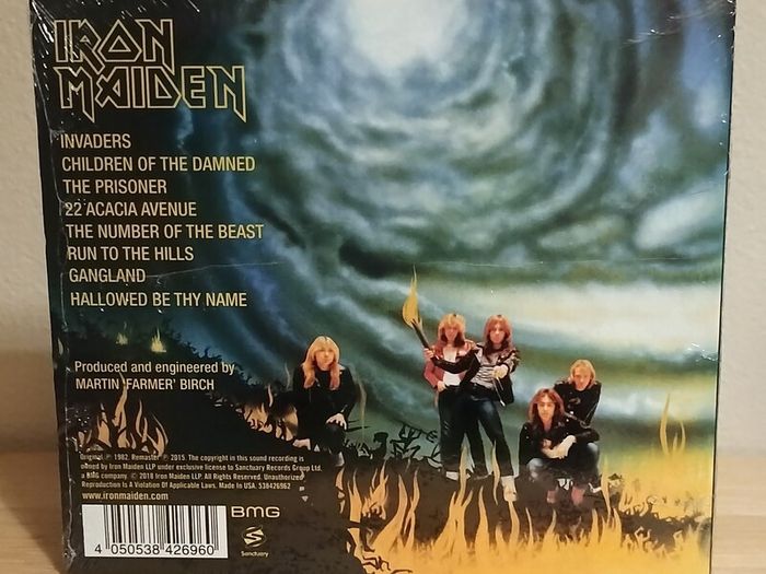 Iron Maiden The Number of The Beast Remastered CD Album