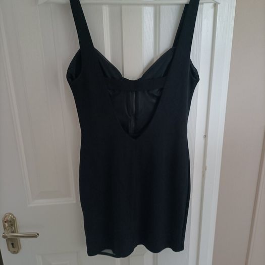 Black strap dress size 8