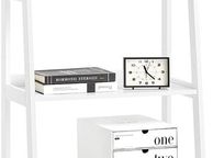 main image for ad Modern Ladder Style Shelf Bookcase White