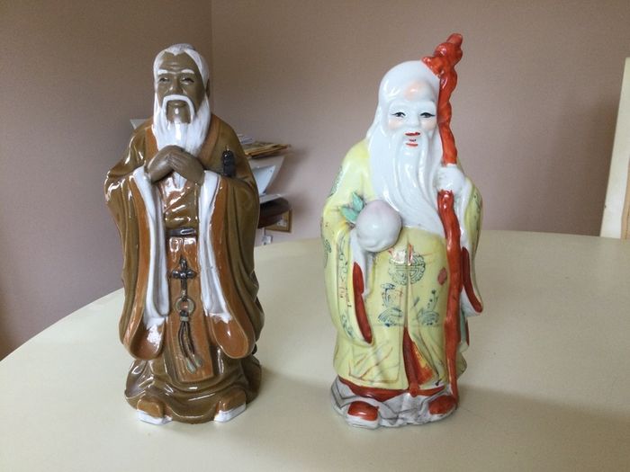 China  - Chinese/ Japanese Figurines X 2