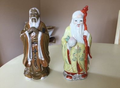 China  - Chinese/ Japanese Figurines X 2