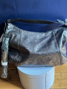 Metallic Gun Metal Hobo/Slouch Bag (BNWT) - Next