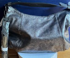 Metallic Gun Metal Hobo/Slouch Bag (BNWT) - Next