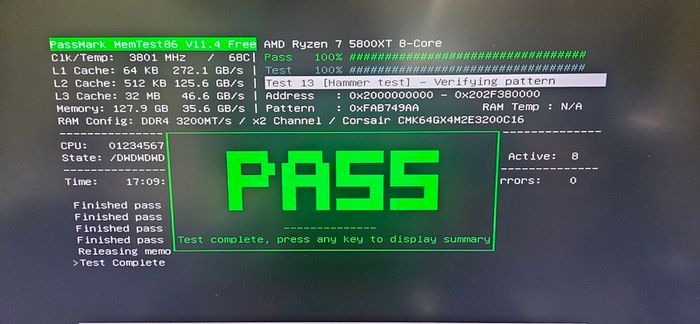 Ddr 4 4x 32gb 3200mhz