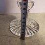 Waterford Crystal Candle Holder Holder Pillar Candlestick Signed Glass Cut. NO26. Image 2