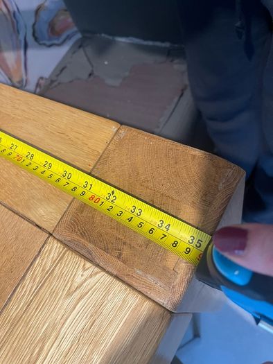 Solid wood country kitchen style table