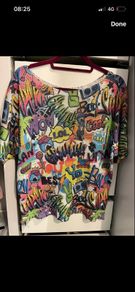 Graffiti blouse S-M