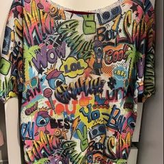 Graffiti blouse S-M