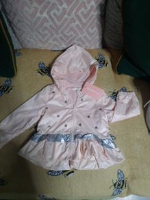 peach baby girl jacket