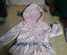 peach baby girl jacket