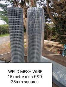 Weld mesh rolls
