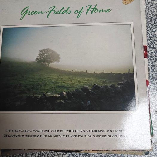 Green Fields of Home  LP, Irish Folk compilation, Fureys, Foster and Allen, De Danann