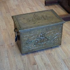 Brass Coal Box