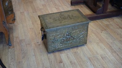 Brass Coal Box