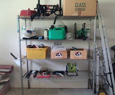 Storage rack 120cm w x 178h