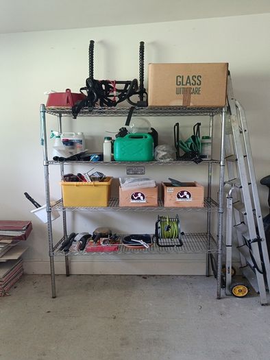 Storage rack 120cm w x 178h