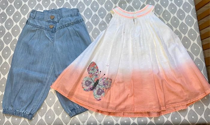 Next 2 piece Top & Bottoms Set, age 2-3, NEW