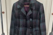 Chemistry multicolor short coat/ winter blazer size 12
