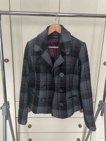 Chemistry multicolor short coat/ winter blazer size 12