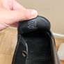 Black real leather loafers Marks & Spencers Autograph (43/9 UK) Image 5