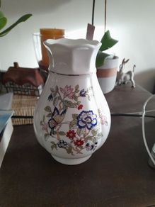 Fine bone vase Tara Silver wedding