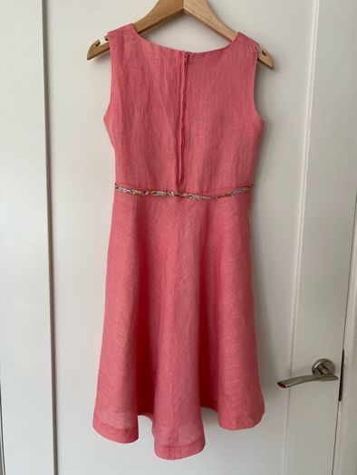 Pink Linen Dress from Marie Puce