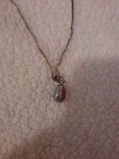 sterling silver double sided necklace