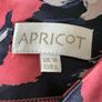 Ladies Pink & Navy Floral Midi Dress from Apricot Image 2