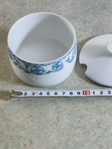 Vintage Jam/honey Or Suger Bowl  Lided Bon China Dish.