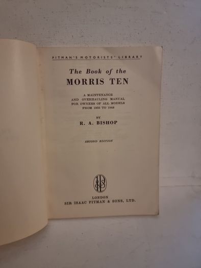 The Book of the Morris Ten - 1933-1948 Models (Hardcover)