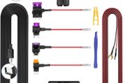 Dash Cam Hardwire Kit, Universal Hard Wire Kit for Dash Camera with Mini/Micro Port, 13ft Car Camera Charge Power Cord Kit 12V- 24V to 5V,Power Adapter with LP/Mini/ATO/Micro2 Fuse for Dashcam GPS etc