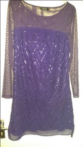 BNWT Principles by Ben de Lisi mini/midi purple dress size UK10 EUR38