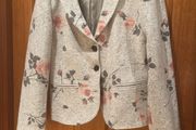 Alex and Co Grey Floral Jacket
