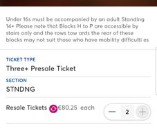 music tickets