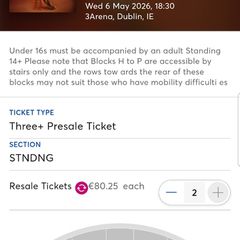 music tickets