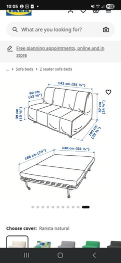 ikea sofa bed