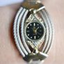 Pretty Vintage Potencial Ladies Quartz Watch With Rhinestone Bracelet Band Works well Image 4