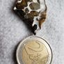 Meteorite Pallasite in epoxy resin Image 4