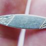 Vintage Silver Silver 925 ID Bar Chain Bracelet length 7,5" - 1,9g Image 6
